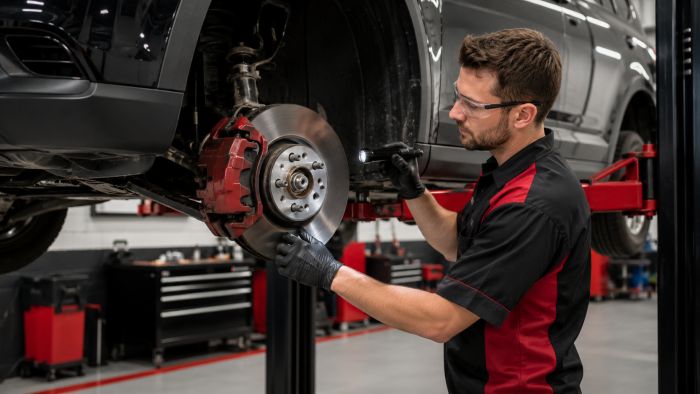 Brake and safety service at Vincent Garage