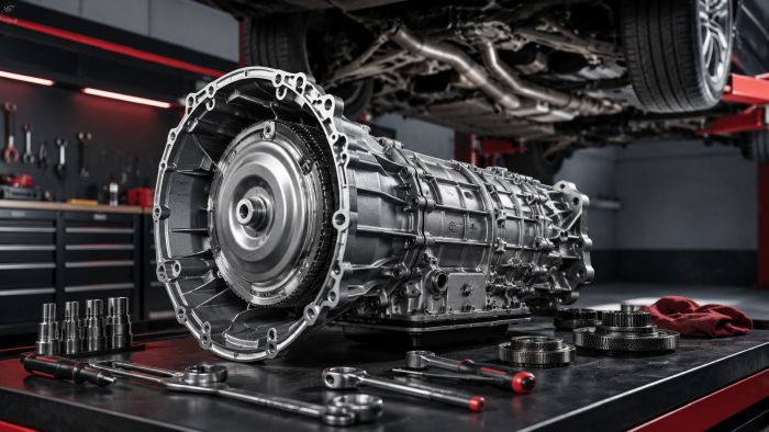Transmission service at Vincent Garage