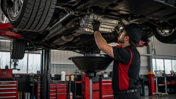 Vehicle inspection at Vincent Garage